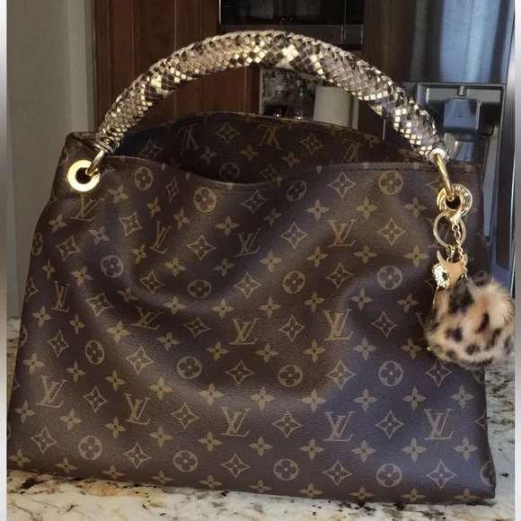 🦄✨RARE Louis Vuitton Artsy MM Python handle Exotique - Picture 14 of 16